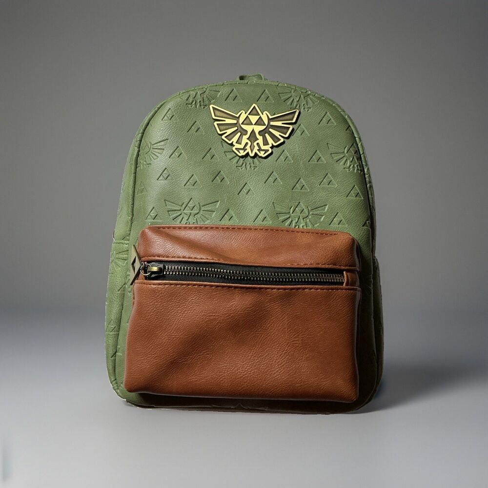 Zelda Video Game Green and Brown Mini Backpack Accessory